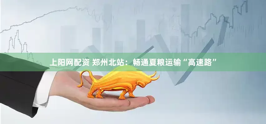 上阳网配资 郑州北站：畅通夏粮运输“高速路”