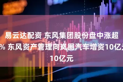 易云达配资 东风集团股份盘中涨超6% 东风资产管理向岚图汽车增资10亿元
